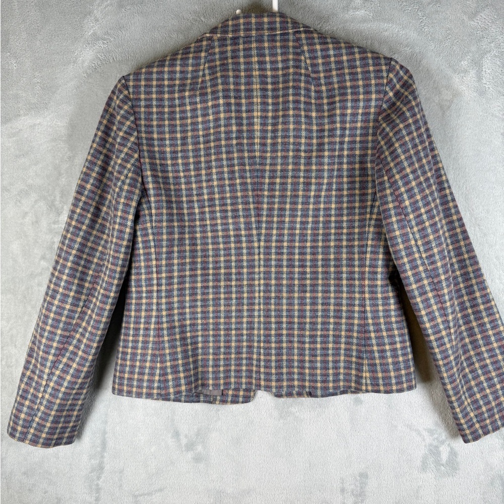 Pendleton Virgin Woolmulticolor Checkered Blazer … - image 4